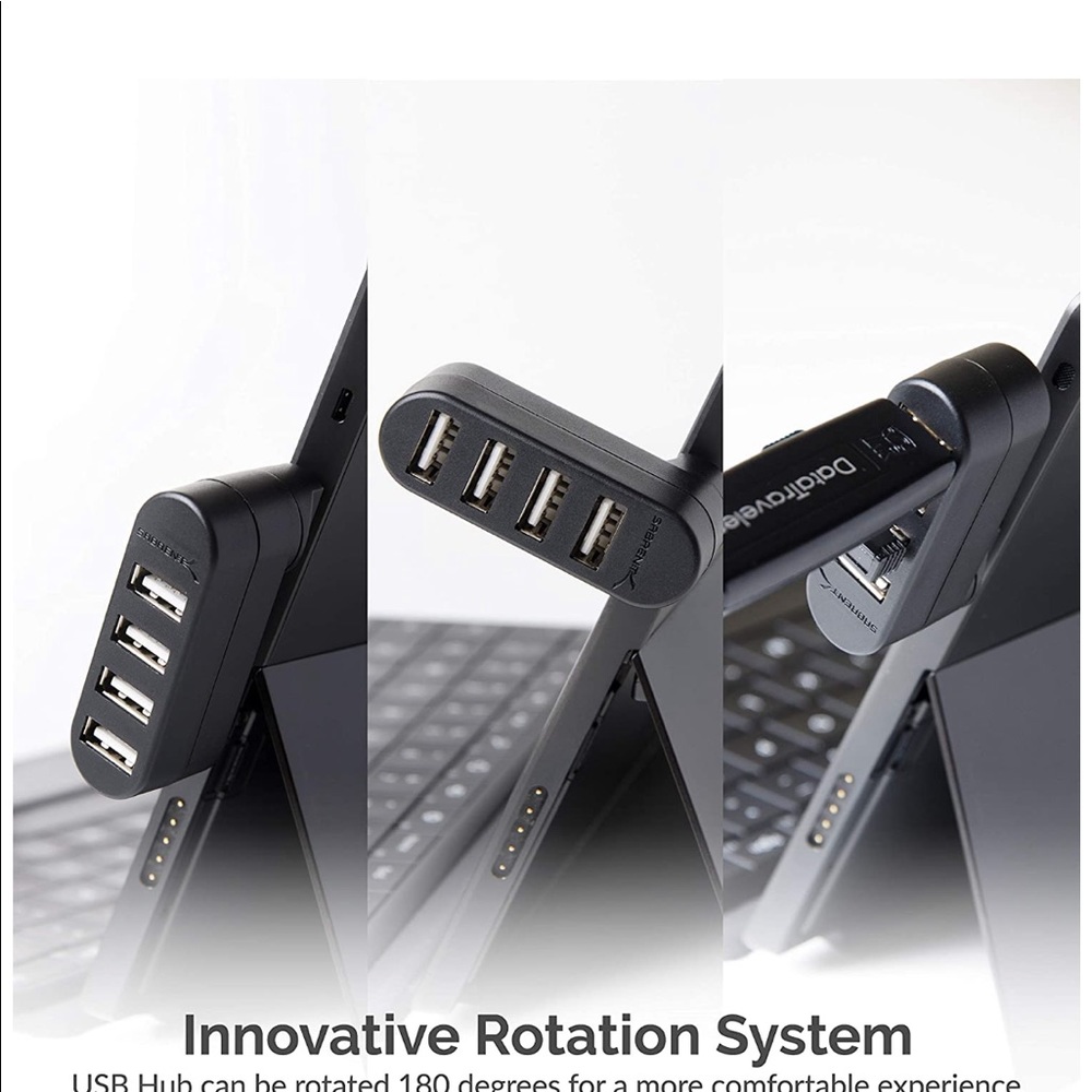 Sabrent 4-Port USB 2.0 Rotatable Hub - Picture 8 of 12